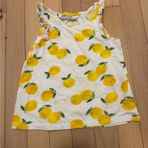5/$25 🍋 H&M Kids Tank Top with Lemon Print - 2-4Y